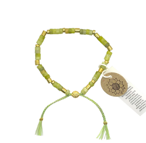 smr // lemon jade // Earth Collection bracelet