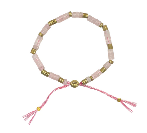 smr // rose quartz // Earth Collection bracelet