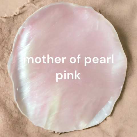 smr // mother-of-pearl pink // Earth Collection bracelet