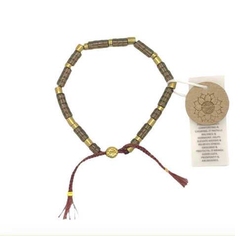 smr // smoky quartz // Earth Collection bracelet