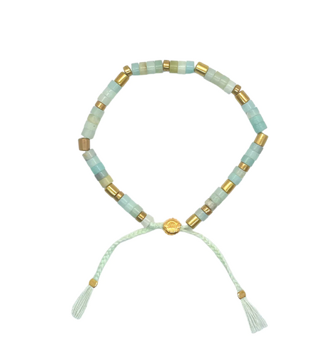 smr // aquamarine // Earth Collection bracelet