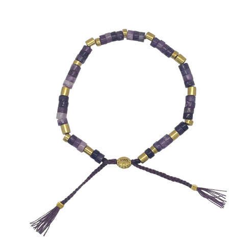 smr // amethyst // Earth Collection bracelet