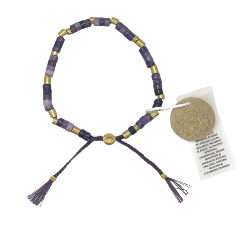 smr // amethyst // Earth Collection bracelet