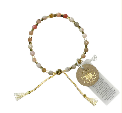 Pink Opal Healing Bracelet