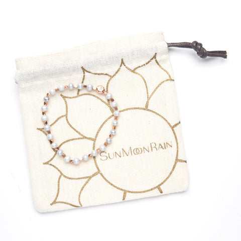 Grey Pearl Healing Bracelet