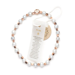 Grey Pearl Healing Bracelet