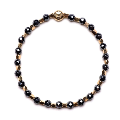 Metallic Black Hematite Healing Bracelet