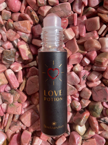 LOVE -   SunMoonRain Crystal-Infused 100% Natural Perfume Elixir