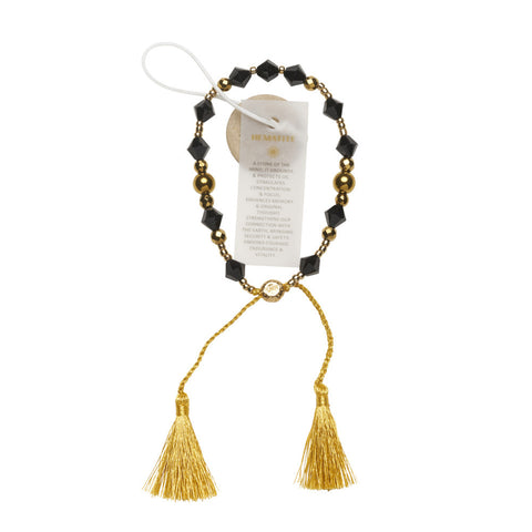 Swarovski Crystal & Gold Hematite Healing Bracelet