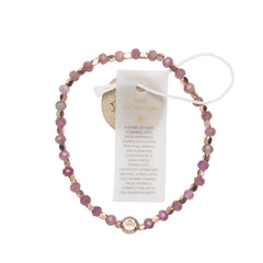 Protection, Serenity, Strength Pink tourmalines "Pinky" Healing Bracelet