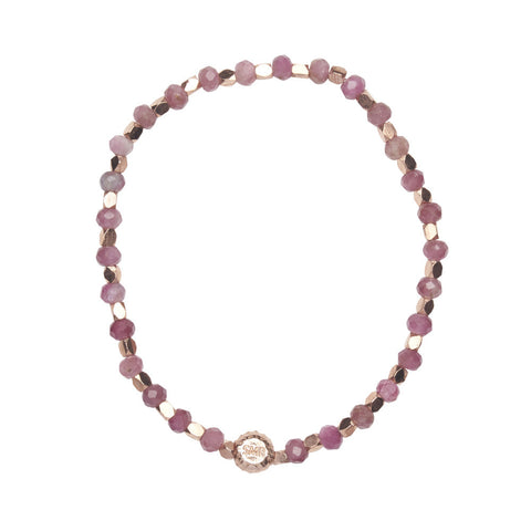 Pink tourmalines "Pinky" Healing Bracelet