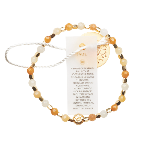 Jade Shades of Yellow Healing Bracelet