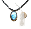 Labradorite pendant on black Hematite healing necklace - SOLD OUT