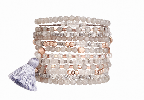 Peach Moonstone Healing Bracelet
