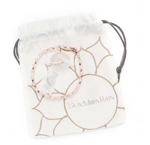 Peach Moonstone Healing Bracelet