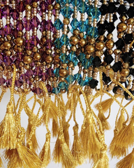 Protection, Serenity, Strength Swarovski Crystal & Gold Hematite Healing Bracelet