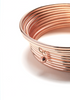 Rose Gold bangles with a Hematite bead Healing Bracelet (set of 10)