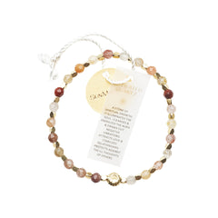Love, Protection, Serenity Rutilated Quartz Healing Bracelet