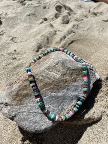 Crystal Heishi necklace