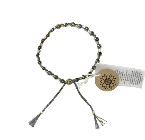 Silver Hematite Healing Bracelet