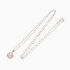 18k rose gold Happy pendant with white & black diamonds