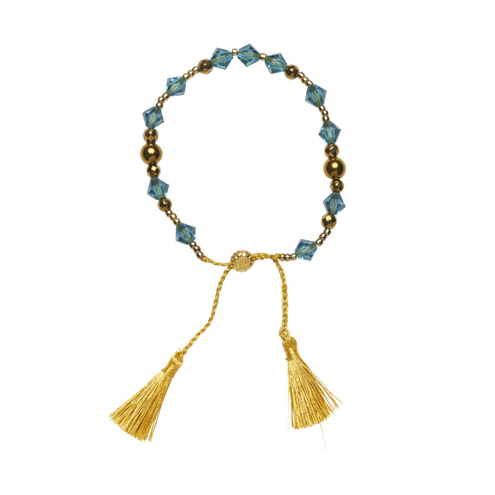 Gold hot sale tassel bracelet