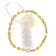 Yellow Agate Healing Bracelet